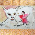 子どものアトリエ 絵画「夏の妖怪絵巻」